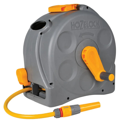 Hozelock Wall or Floor Garden Hose Pipe 25m