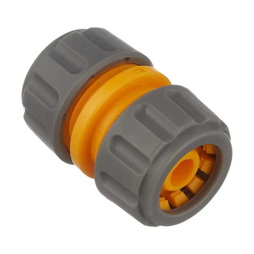 Hozelock hose repair connector, durable grey and yellow garden hose fitting at FitFit Garden