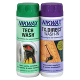 Nikwax Tech Wash & TX Direct Wash-In Twin Pack 300ml Fitfitgarden