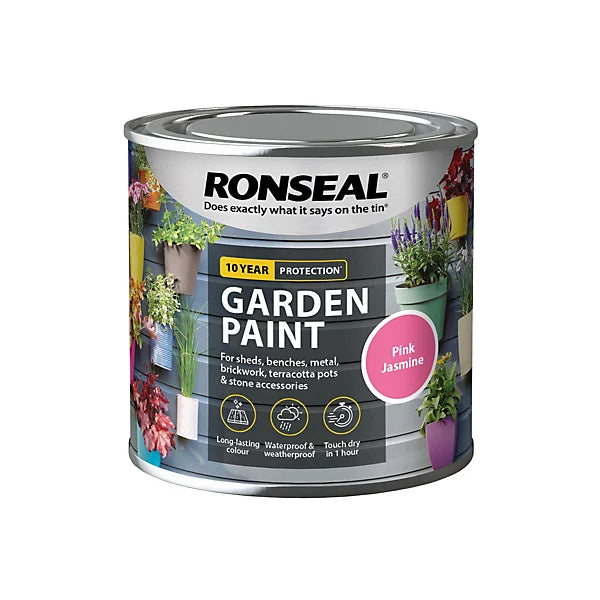 Ronseal - Garden Paint Pink Jasmine 250ml uk