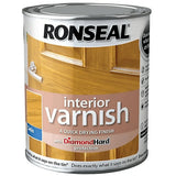 Ronseal Diamond Hard Wood Varnish - Light Oak Satin, 250ml