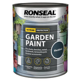Ronseal Garden Paint, Black Bird, 750ml