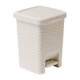 Addis 6L Rattan Pedal Bin, Cream