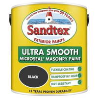 Sandtex Retail Ultra Smooth Masonry Black 2.5 L
