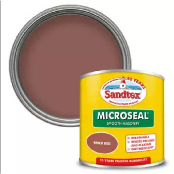 SANDTEX ULTRA SMOOTH MASONRY BRICK RED 2.5L
