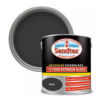 Sandtex 10 Year Exterior Gloss 2.5 Litre Black