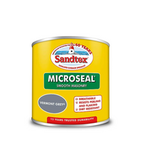 Sandtex Microseal Vermont Grey Matt Masonry paint, 150ml