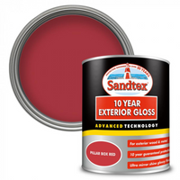 Sandtex 10 Year Gloss Pillar Box Red 750ml