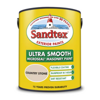 Sandtex Microseal Smooth Masonry Country Stone 5L Paint