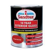 Sandtex 10 Year Gloss Pillar Box Red 750ml