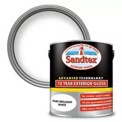 SANDTEX 10 YEAR GLOSS BRILLIANT WHITE 2.5L