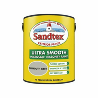 Sandtex Ultra Smooth Paint Plymouth Grey 5L