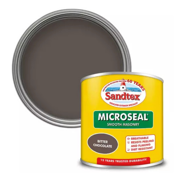 SANDTEX MICROSEAL SMOOTH MASONRY BITTER CHOCOLATE 150ML