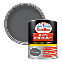 SANDTEX 10 YEAR GLOSS SMOKY GREY 750ML