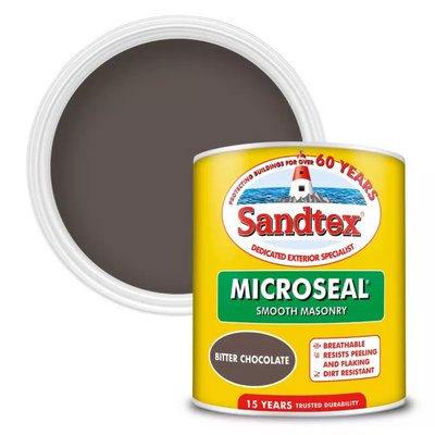 SANDTEX MICROSEAL SMOOTH MASONRY BITTER CHOCOLATE 1L