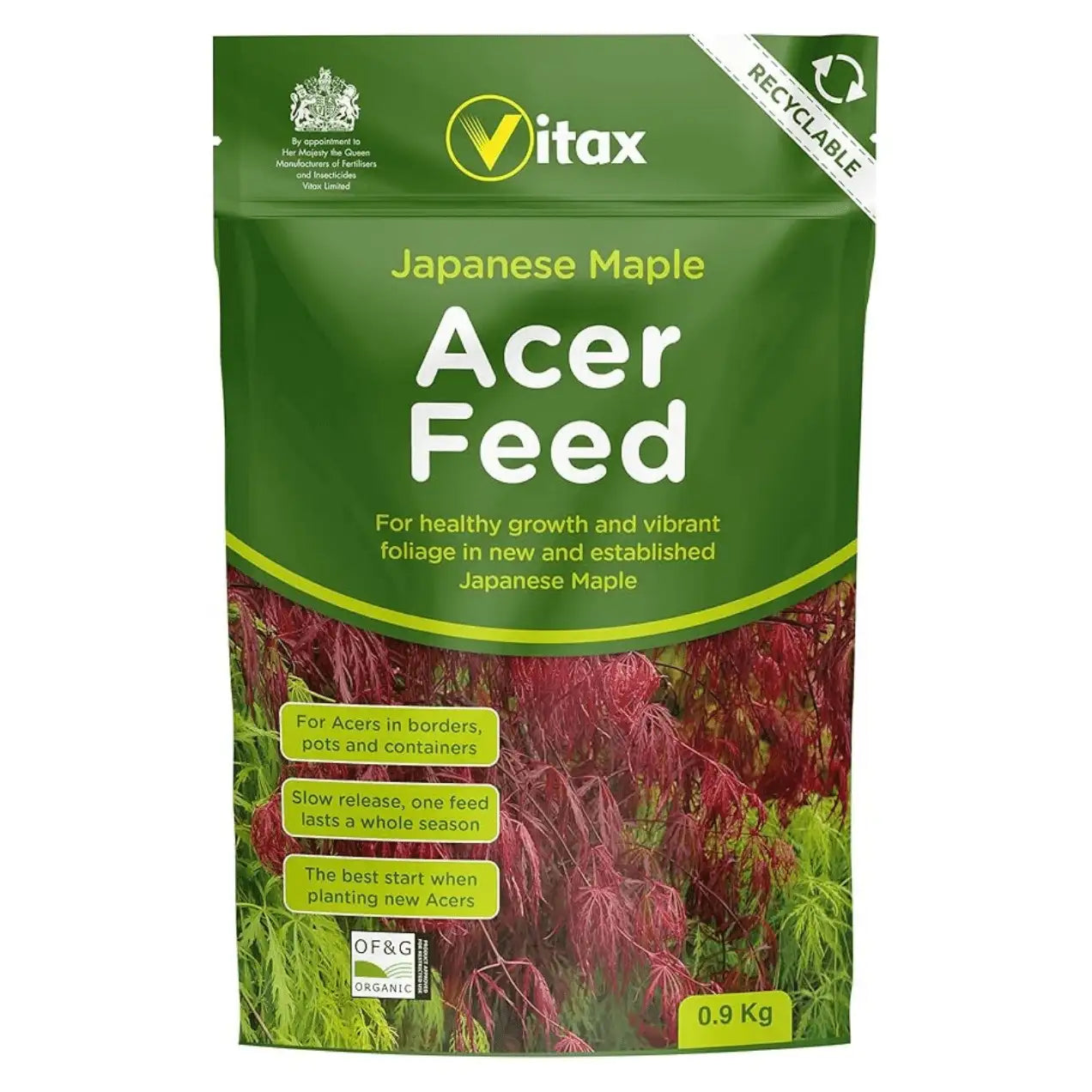 Vitax Acer Feed, 0.9kg Pouch