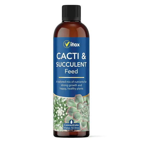 Vitax Cacti & Succulent Liquid Feed Concentrate Fertiliser Healthy Growth 250ml
