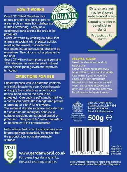 Vitax Stay Off Rabbit Repellent 