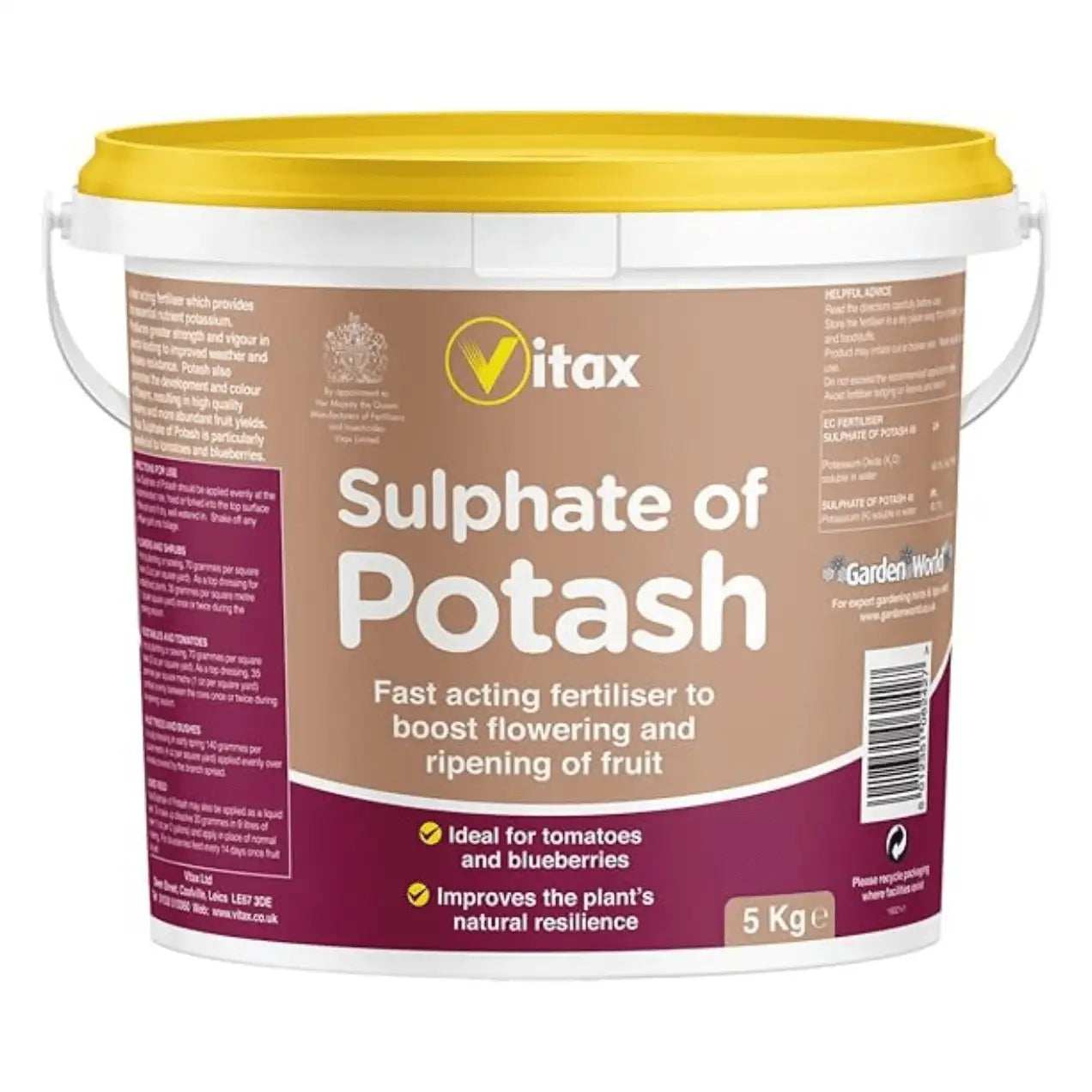 Vitax Sulphate of Potash Tub, 5kg