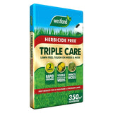 Westland Herbicide Free Triple Care Lawn Feed, Tough On Weeds & Moss, 350qm Bag
