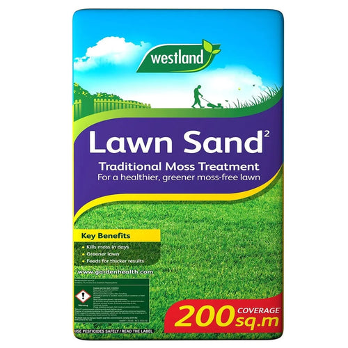 Westland Lawn Sand Traditional Moss Treatment packaging