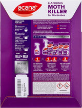 Acana Hanging Moth Killer & Freshener, Lavender, 4 - Pack, Lasts 6 Months - FitfitGarden
