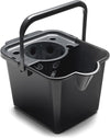 Addis 12L Mop Bucket with Wringer in Black - FitfitGarden