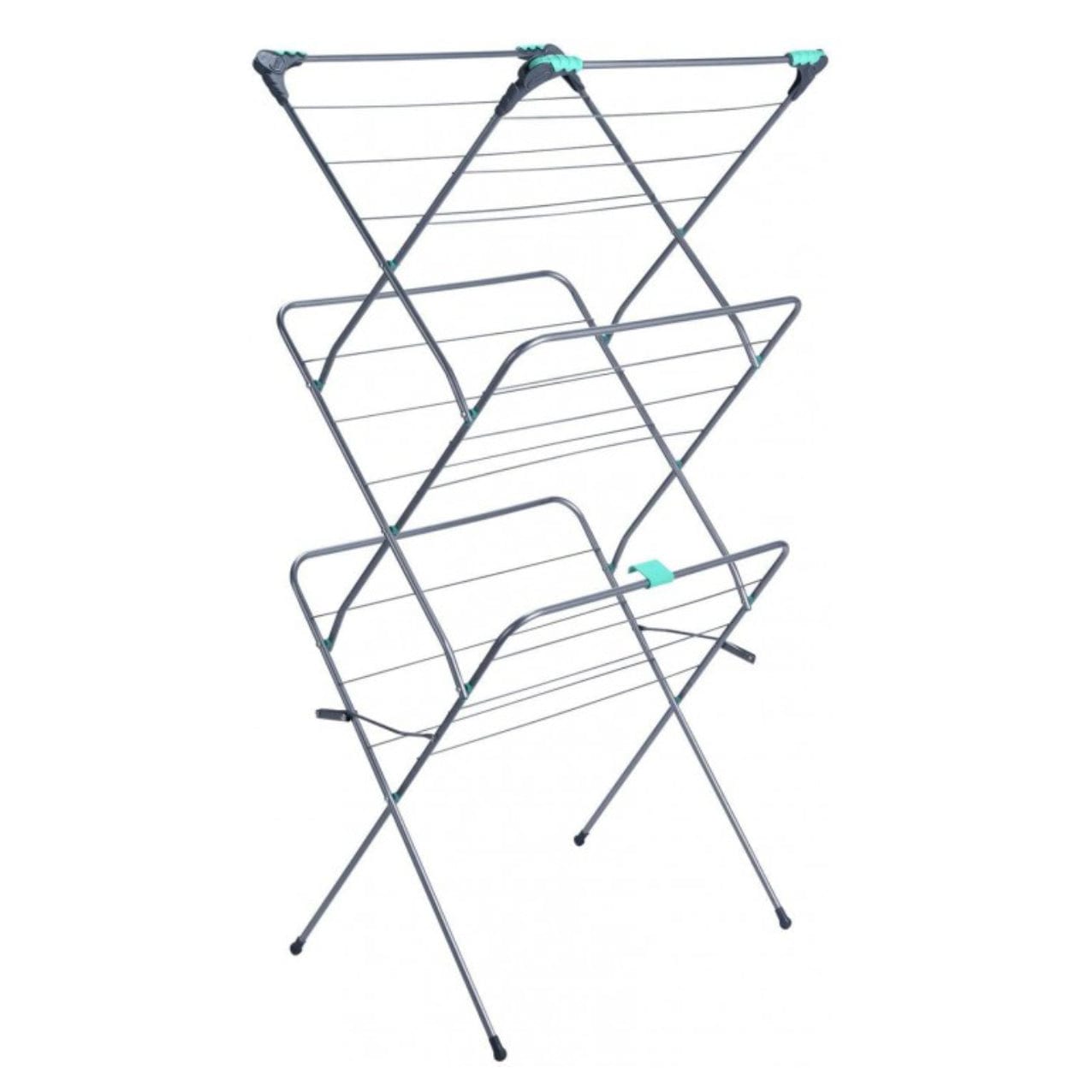 Addis® 16m 3 Tier Clothes Airer with Hooks - FitfitGarden