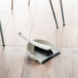 Addis Dustpan & Soft Brush Set, Linen Cream - FitfitGarden