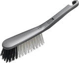 Addis Dustpan & Stiff Brush Set, Metallic Silver - FitfitGarden