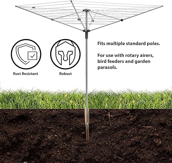 Addis Heavy - Duty Metal Ground Spike - FitfitGarden