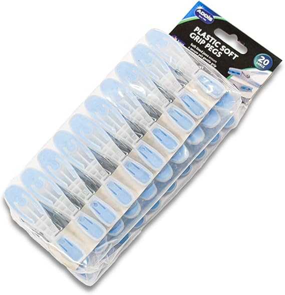 Addis Large Soft Clip Pegs, Pack of 20 - FitfitGarden