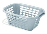 Addis Rectangular Laundry Basket, Metallic - FitfitGarden
