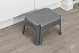 Addis Step Stool, Metallic Silver - FitfitGarden