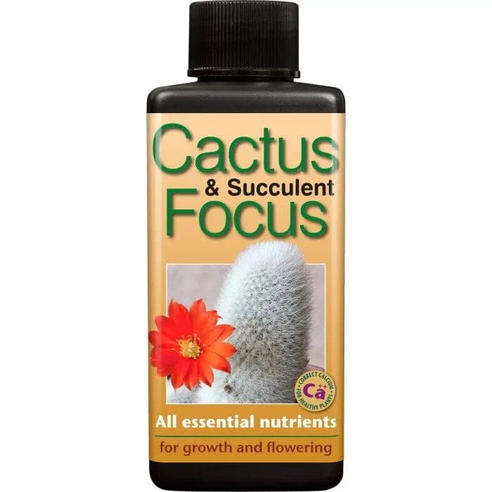 Cactus and Succulent Focus Liquid Plant Feed Food 100ml Growth Technology - FitfitGarden