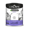 Crown Quick Dry Satin White Paint 750ml - FitfitGarden