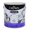 Crown Satin Paint - Pure Brilliant White 2.5L - FitfitGarden