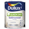 Dulux® Pure brilliant white Satinwood Metal & wood paint, 750ml - FitfitGarden