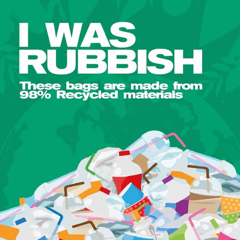 Ecobag 10 Wheelie Bin Liners Black