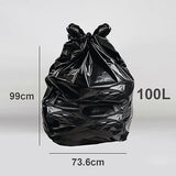 Ecobag® Heavy Duty Refuse Sacks - Black 50 x 100L - FitfitGarden