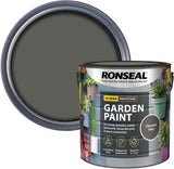 FitfitGarden Ronseal Garden Paint Charcoal Grey 2.5L Ronseal Garden Paint Charcoal Grey 2.5L