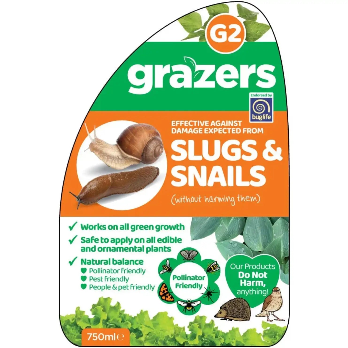 grazers g2 slug and snail spray 750ml