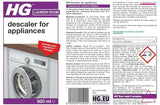 HG Appliance Descaler & Limescale Remover, 500ml - FitfitGarden