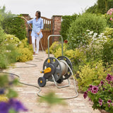 Hozelock® 60m Assembled Hose Cart & Hose - FitfitGarden