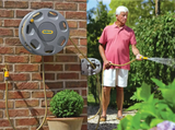 hozelock 25m hose reel set for garden watering