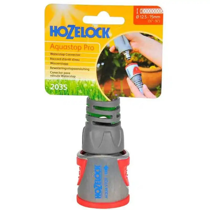 hozelock aquastop hose connector 12.5mm 15mm