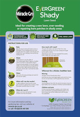 Miracle - Gro® EverGreen® Shady Lawn Seed - FitfitGarden
