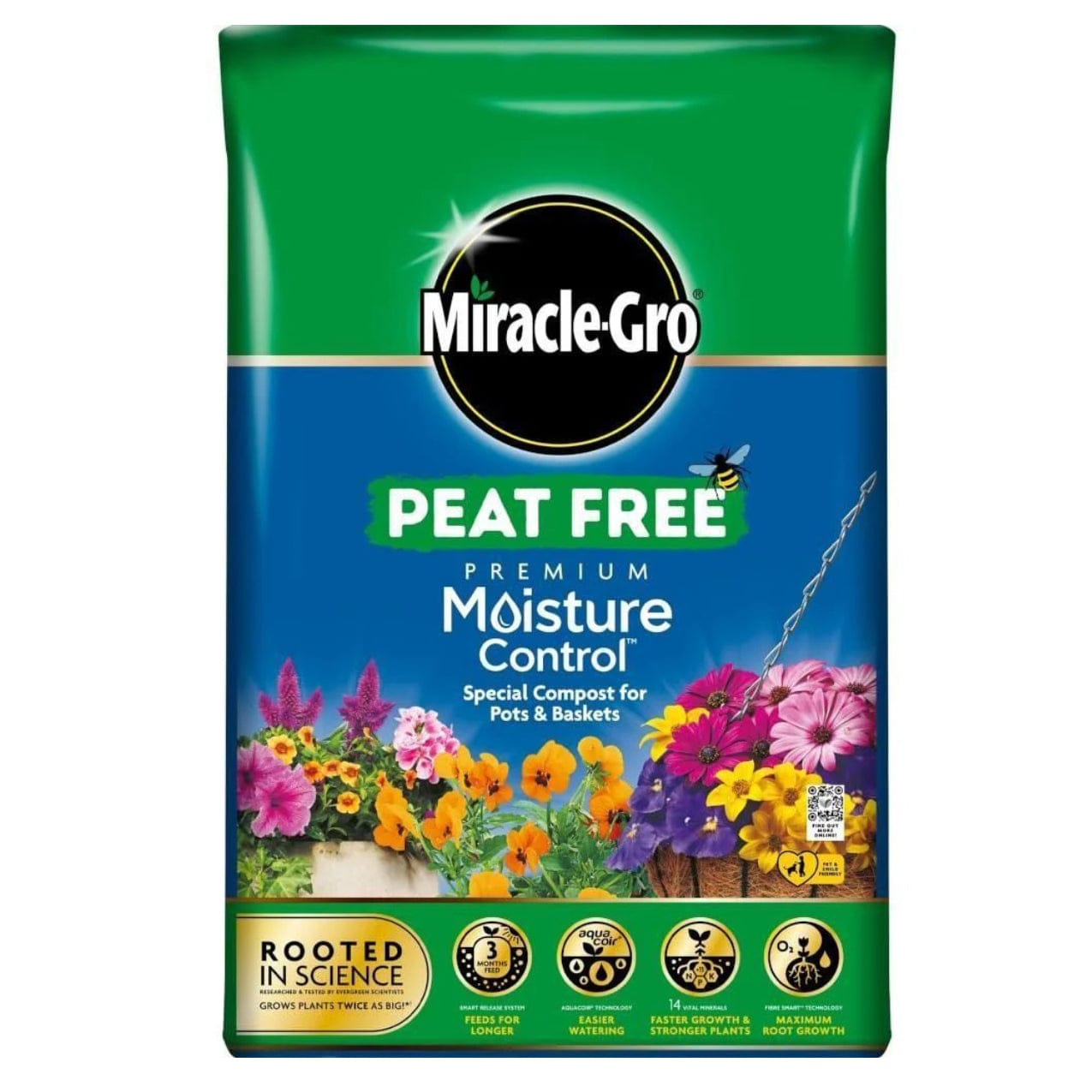 Miracle - Gro® Moisture Control Peat Free 10L - FitfitGarden