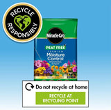 miracle gro peat free moisture control compost 40L