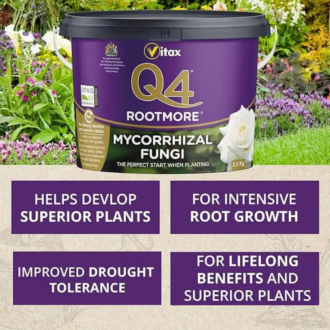 mycorrhizal fungi q4 rootmore 2.5kg